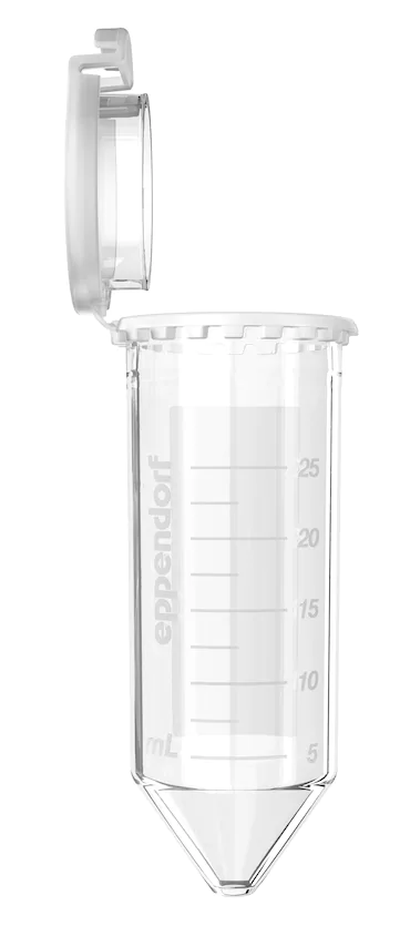 艾本德Eppendorf Conical Tubes 25 mL 帶鎖扣蓋 SnapTec?, 25 mL, 啟動套裝，4  個單離心管架，6  個轉(zhuǎn)子適配器，轉(zhuǎn)子孔可容納 50  mL 錐形管, P