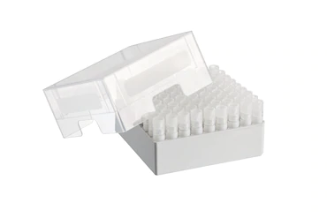 艾本德儲存盒 9 × 9, 可放置 81  個螺旋蓋（凍存）管， 3   mL，2  件，高 76  mm，3  英寸，聚丙烯材料，可耐受最低 -86  °C，可高溫高壓滅菌，帶蓋子并具有數(shù)字字母標識